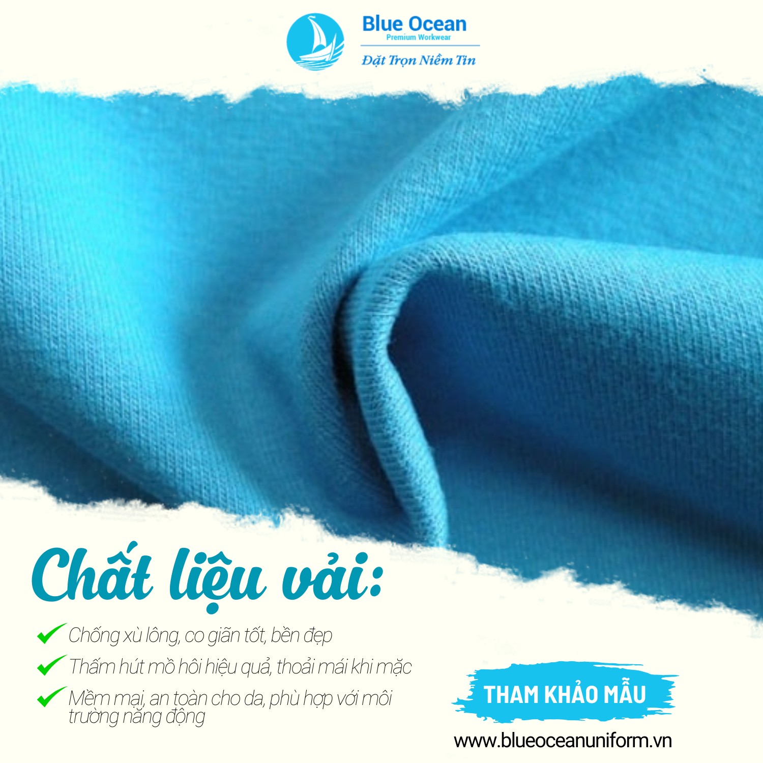 Quy Trình Làm Việc Chuyên Nghiệp Tại Xưởng May Đồng Phục Uy Tín Blue Ocean